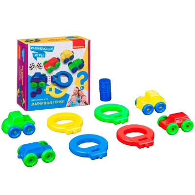 Настольная игра Магнитные гонки Bondibon ВВ4478